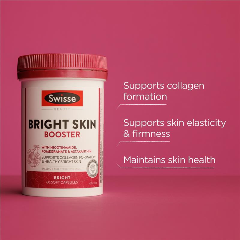 Swisse 烟酰胺亮肤片Beauty Bright Skin（维生素c石榴虾青素） 60粒 image 3