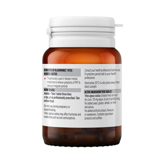 Blackmores 澳佳宝 天然圣洁莓片 Vitex Agnus Castus Women's Health 40粒