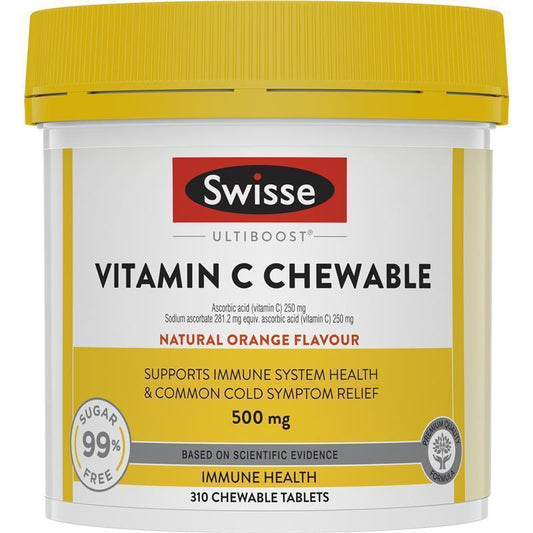 Swisse Vitamin C 500mg 310 Chewable Tablets image 0