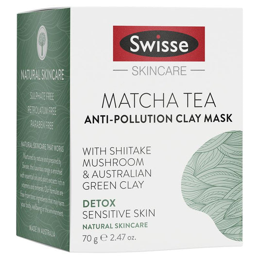 Swisse Matcha Tea Anti Pollution Clay Mask 70g image 0