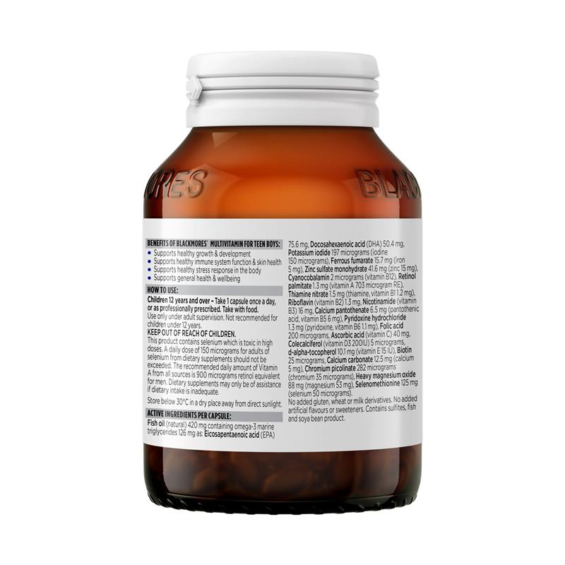 Blackmores 澳佳宝 无腥鱼油 Odourless Fish Oil 1000mg Omega-3 400粒