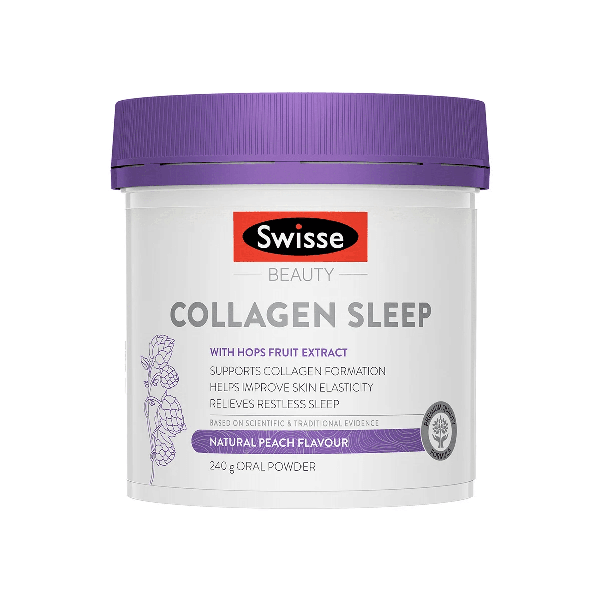 Swisse-Beauty Collagen Sleep Natural Peach Flavour 240g image 0