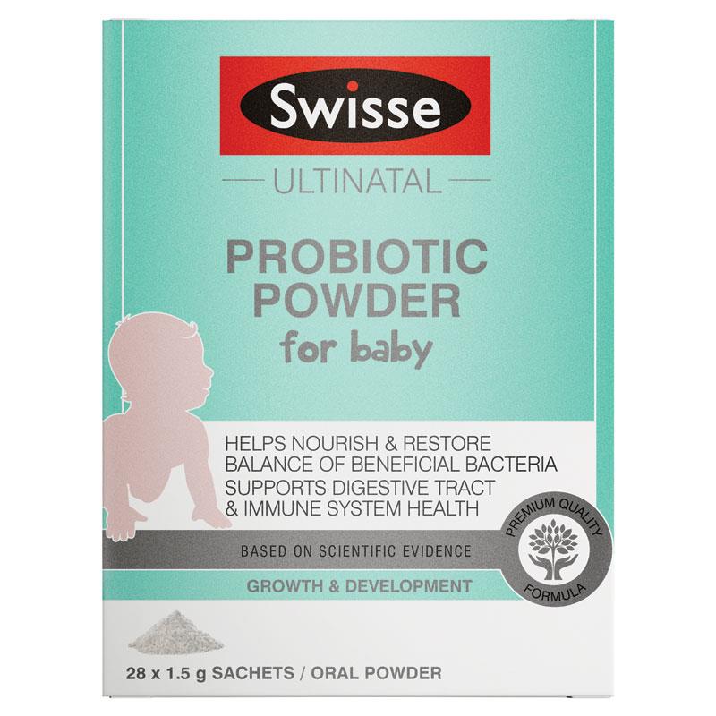 Swisse Ultinatal Probiotic Powder For Baby 28 Sachets image 0