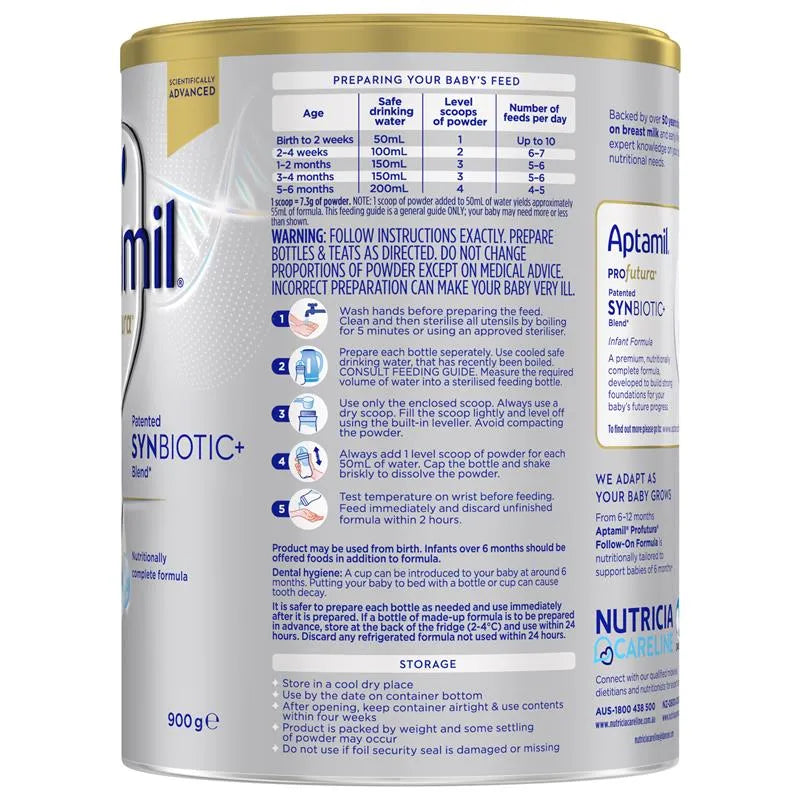Nutricia Aptamil 爱他美 Profutura 白金版婴儿奶粉 1段 900g