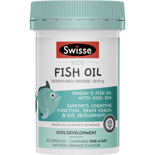 Swisse 小鲨鱼儿童鱼油 Kids Fish Oil 60粒 image 0