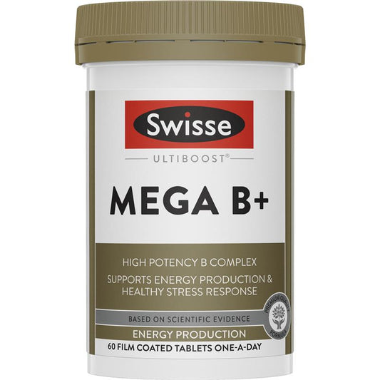 Swisse Ultiboost Mega B + 60 Tablets image 0