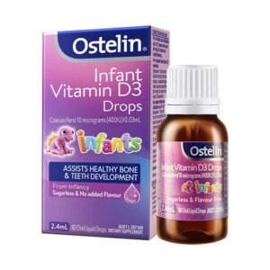 Ostelin 新生儿维生素D3滴剂 2.4ml Vitamin D Infant Drops - D3 80滴
