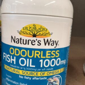 【融化不赔】Nature's Way odourless fish oil无腥鱼油