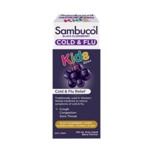 Sambucol 小黑果 黑接骨木儿童感冒糖浆Kids COLD & FLU RELIEF 120ml