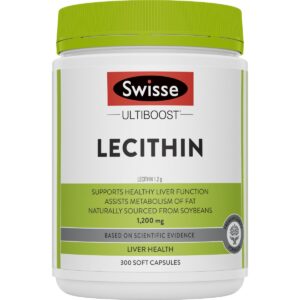 【融化不赔】swisse 卵磷脂 （大瓶） Lecithin 1200mg 300粒