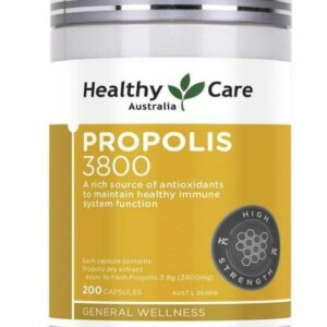 【融化不赔】Healthy Care 加强蜂胶 Ultra Premium Propolis 3800mg 200粒