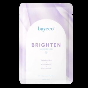 Bayeco 贝伊蔻 肌光焕颜 美白面膜 紫色1片散装 28ml
