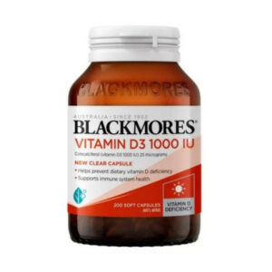 Blackmores 维生素D3 Vitamin D3 1000IU Bone Health Immunity 200粒