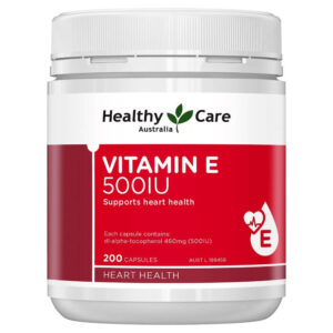 【融化不赔】Healthy Care 维生素E 500IU Vitamin E 500IU 200粒