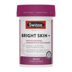Swisse Bright Skin+ 加强亮白皮肤肌肤片烟酰胺虾青素 60粒