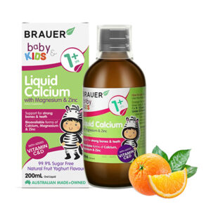 BRAUER Liquid Calcium With Magnesium & Zinc 钙镁锌液 200mL