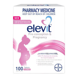 【融化不赔】拜尔 Elevit Pregnancy 女士爱乐维 女爱 100粒
