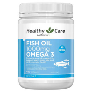 【融化不赔】Healthy Care 深海鱼油 Fish Oil 1000mg Omega 3 400粒