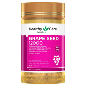 【融化不赔】Healthy Care 葡萄籽精华 12000mg Grape Seed Extract 12000mg 300粒