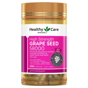【融化不赔】Healthy Care HC 高含量加强葡萄籽精华 Grape Seed 58000mg 200粒