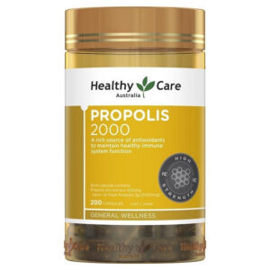 【融化不赔】Healthy Care 黑蜂胶 2000mg Propolis 2000mg 200粒