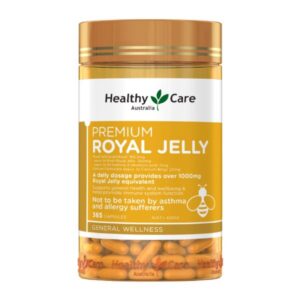 【融化不赔】Healthy Care 蜂王浆胶囊 Royal Jelly 1000mg 365粒
