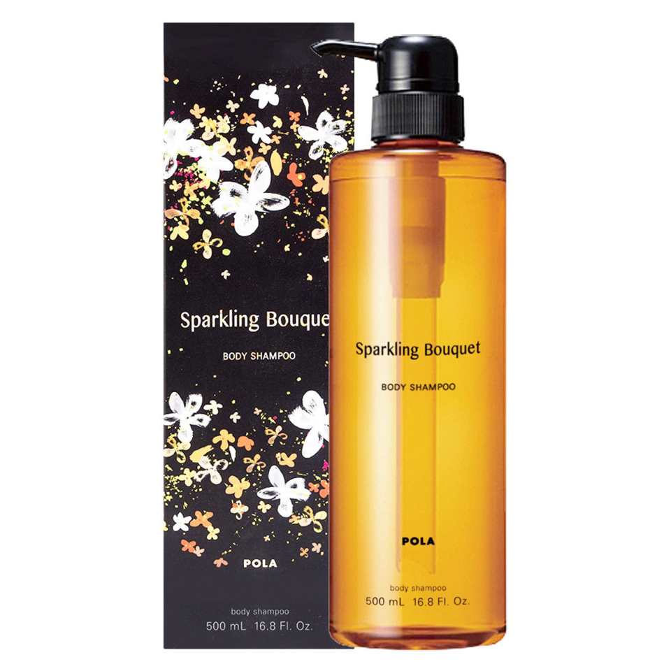 Pola Sparkling Bouquet Body Shampoo 500ml（桂花茉莉沐浴露）