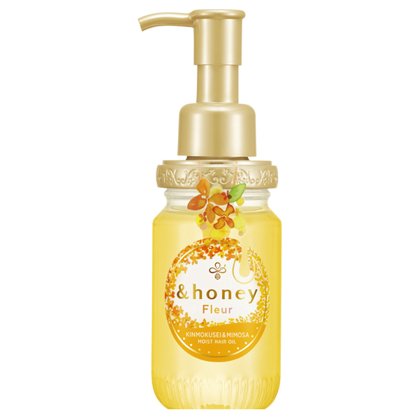 &honey Fleur Kinmokusei & Mimosa Moist Hair Oil 100ml (蜂蜜芙蓉髮油 3.0)