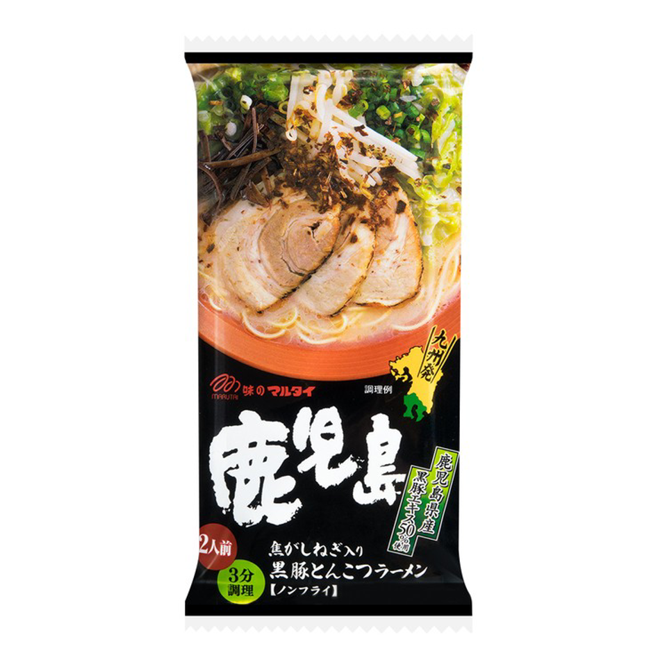 Marutai Kagoshima Kurobuta Tonkotsu Ramen (2 servings)	（鹿儿岛黑豚骨拉面2入）
