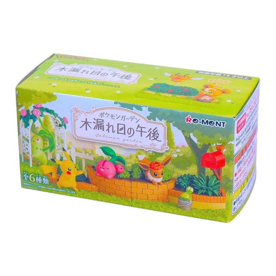 Re-ment Pokemon Terrarium Collection Cozy Afternoon with Warm Sunlight 6pcs Complete Box ( 寶可夢 午後花園盲盒(1盒))