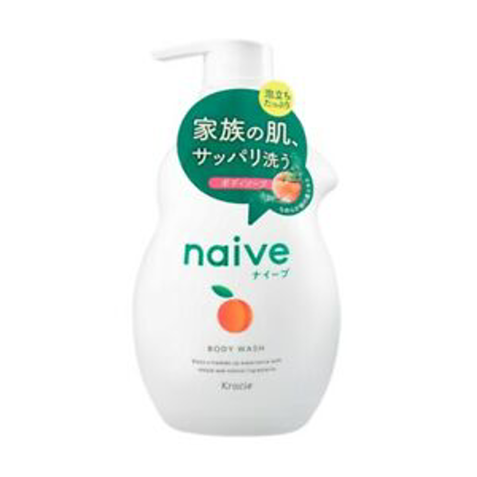 Naive 純植物桃子沐浴露530ml