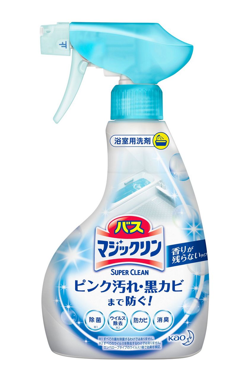 KAO Bath Magic Lin Foaming Spray Super Clean Scent Free 380ml（花王浴室 泡沫噴霧加強清潔 無香）