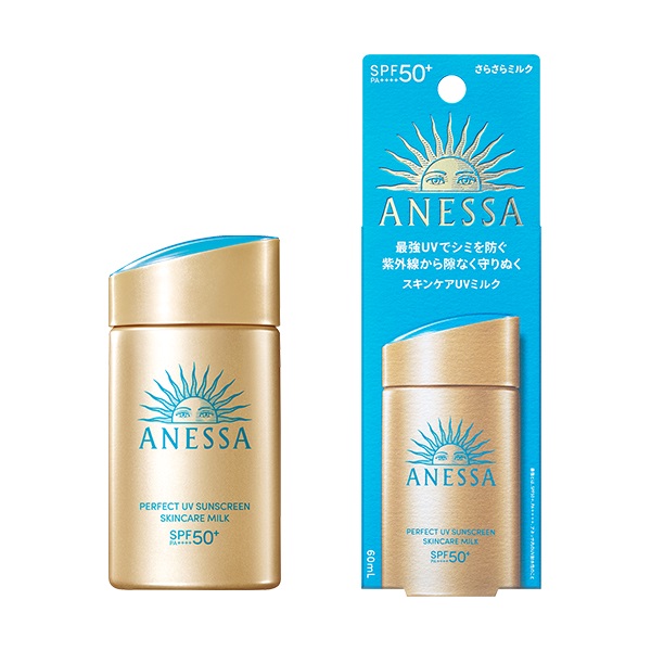 Shiseido Anessa Perfect UV Sunscreen Skincare Milk NA SPF50 PA 60ml（安耐曬防曬 金瓶）