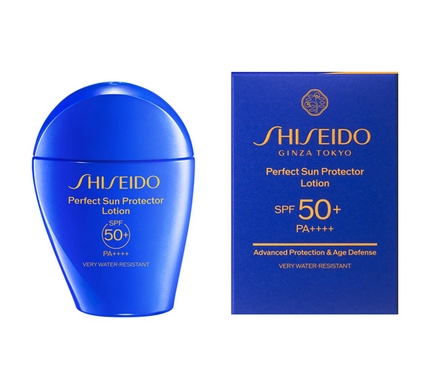 SHISEIDO Sunscreen Perfect Sun Protector Lotion SPF50++ 50ml (资生堂防晒乳 蓝胖子)