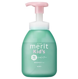 Kao Merit Kids Foaming Shampoo Pump 330ml（花王 兒童洗髮精）