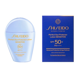 SHISEIDO Perfect Sun Protector Lotion Sensitive SPF50+ 50ml（資生堂 藍胖子 敏感肌款）