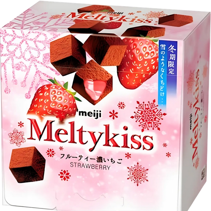 Meiji Meltykiss Chocolate Strawberry 53g 2026.10（明治生巧克力 草莓）