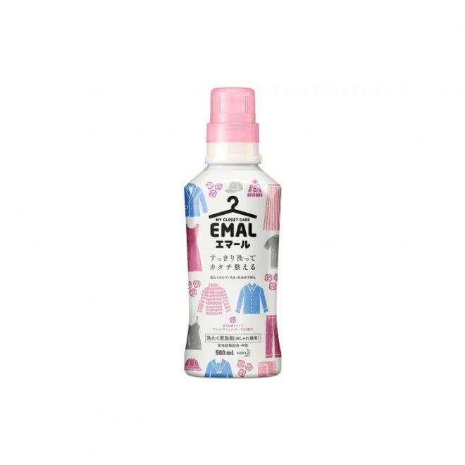 Kao Emal Anti-Shrinking Color Protecting Laundry Liquid Rose Fragrance 460ml（花王 真絲羊毛防縮護色洗衣液 玫瑰花香）