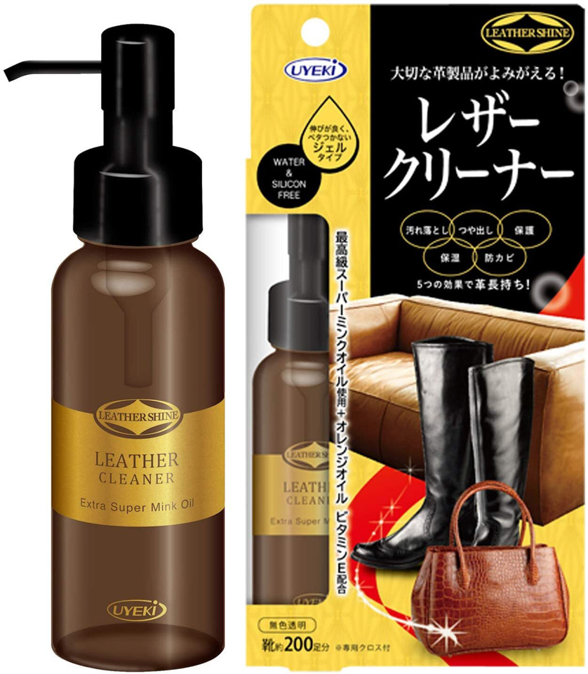 Uyeki Premium Leather Cleaner 100ml (Top End Mink Oil Liquid + Orange Oil + Vitamin E) （皮革清潔保養液）