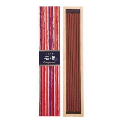 Nippon Kodo Kayuragi Pomegranate Incense Sticks, 40 Sticks, with Holder（吉祥如意 石榴）