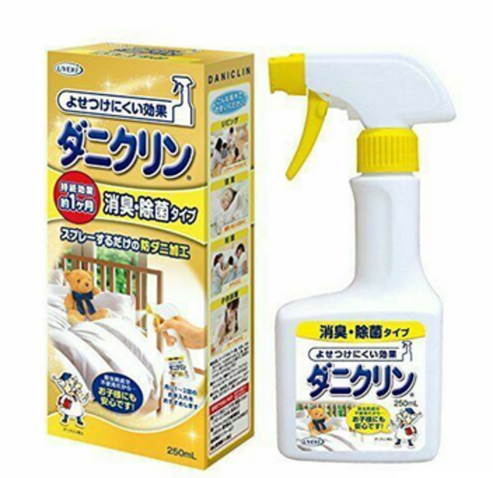 UYEKI Daniclin Mite Repellent Spray Deodorant & Sterilization 250ml（除蹣噴霧 消臭除菌款）