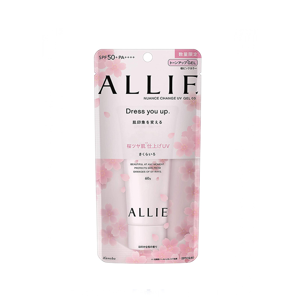 Kanebo ALLIE Nuance Change UV Gel  Sakura Sunscreen SPF50+ PA++++ 60g（防曬櫻花版限定）