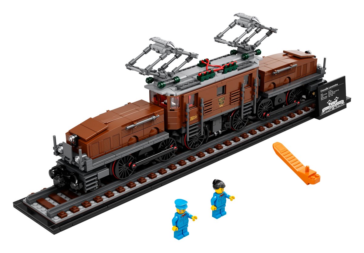 乐高 LEGO 10277 Crocodile Locomotive｜Icons（绝版现货）