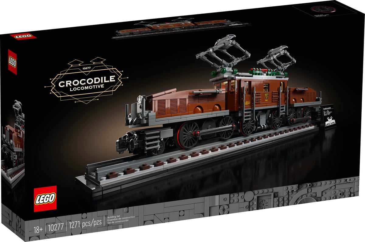 乐高 LEGO 10277 Crocodile Locomotive｜Icons（绝版现货）