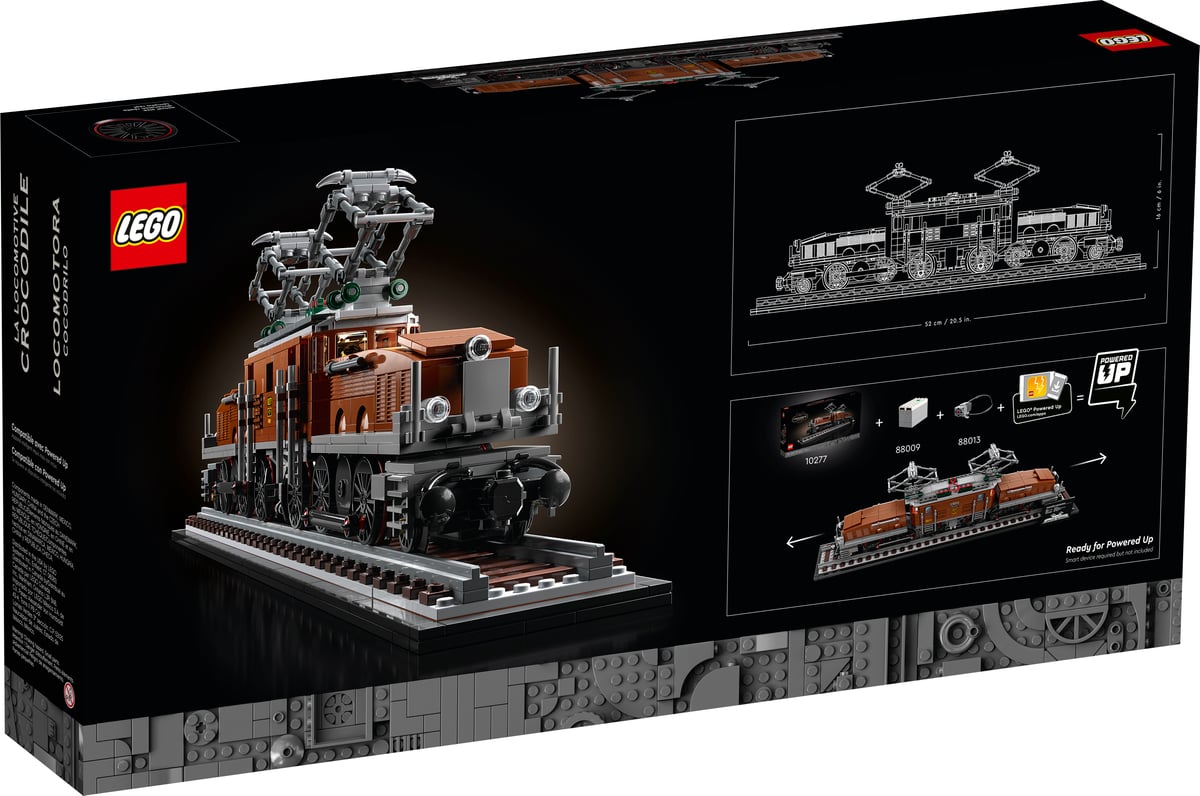 乐高 LEGO 10277 Crocodile Locomotive｜Icons（绝版现货）