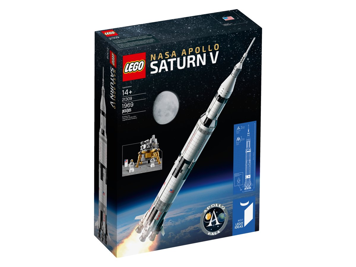 乐高 LEGO 21309 NASA Apollo Saturn V｜IDEAS 系列（绝版现货）