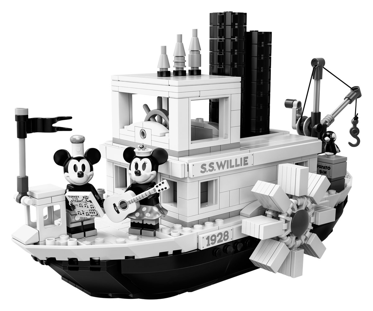 乐高 LEGO 21317 Steamboat Willie｜IDEAS 系列（绝版现货）