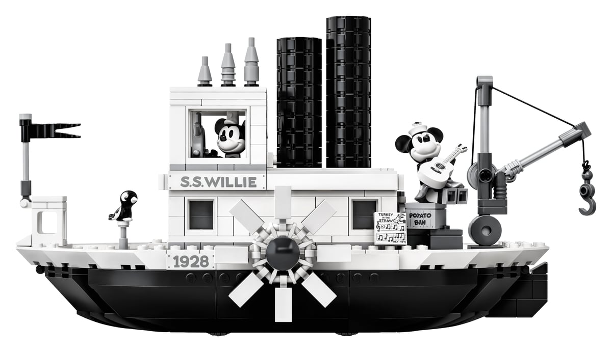 乐高 LEGO 21317 Steamboat Willie｜IDEAS 系列（绝版现货）
