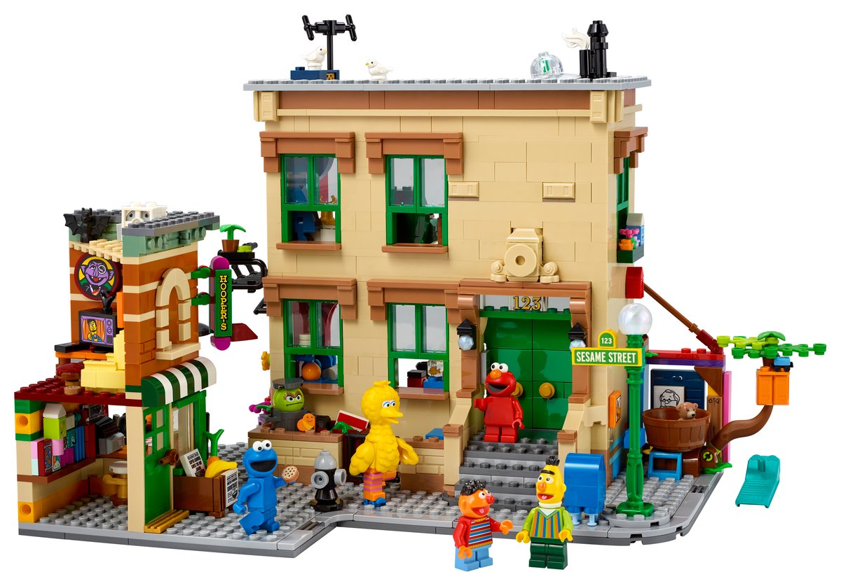 乐高 LEGO 21324 123 Sesame Street｜IDEAS 系列（绝版现货）