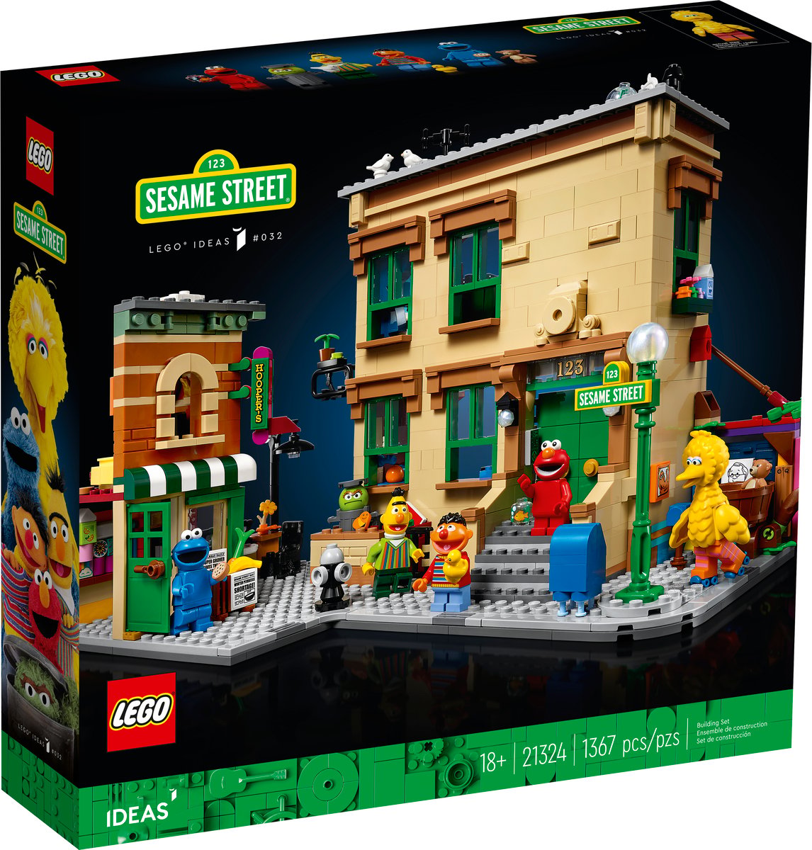 乐高 LEGO 21324 123 Sesame Street｜IDEAS 系列（绝版现货）